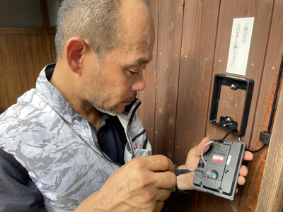 ドアホン新設工事-別棟での応答
