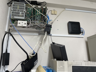 新規電話回線収容工事